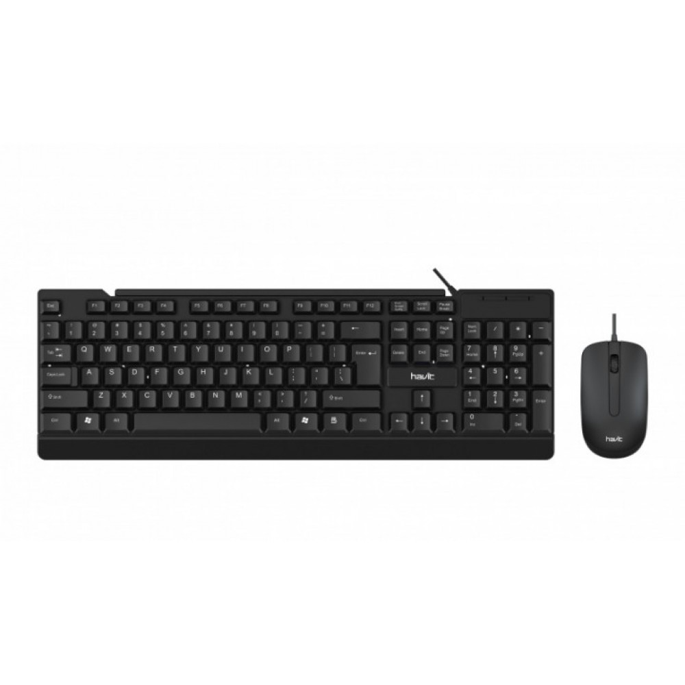Клавіатура + миша HAVIT HV-KB272CM, wired USB, black