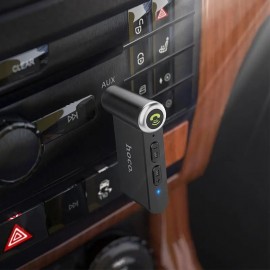 Автомобільний Bluetooth-адаптер Hoco E58 бездротовий FM-модулятор AUX 3.5mm аудіоадаптер трансмітер у машину