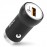 Автомобільний зарядний пристрій (автозаряджання) на 2 USB Hoco Z4 |1USB, 2 А, QC2.0 | Чорний