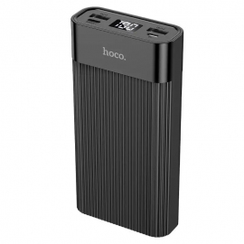 Зовнішній акумулятор HOCO J85 Wellspring digital display power bank 20000 mAh Black