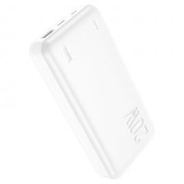 Портативний акумулятор павербанк Power Bank Hoco J87A (20000 mAh) Tacker PD20W+QC3.0 White