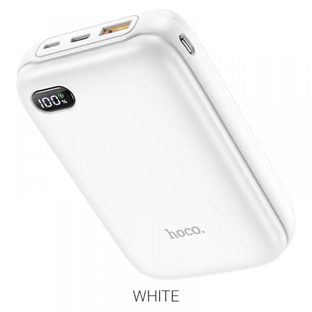 Портативний акумулятор Hoco Q2A Galax fully 20000 mAh 22.5 W Premium QC 3.0/PD White