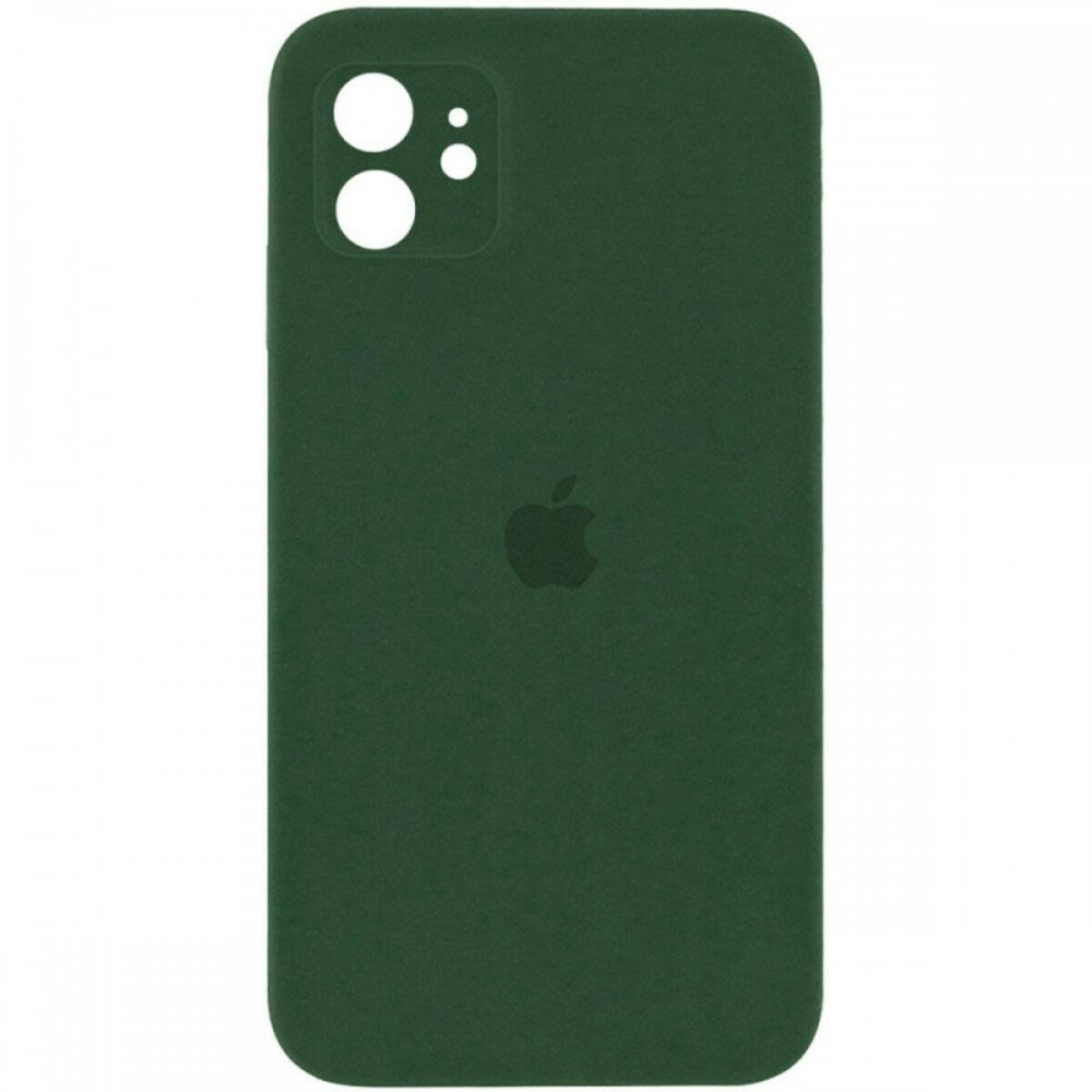 Чохол для смартфона Silicone Full Case AA Camera Protect for Apple iPhone 12 40, Atrovirens