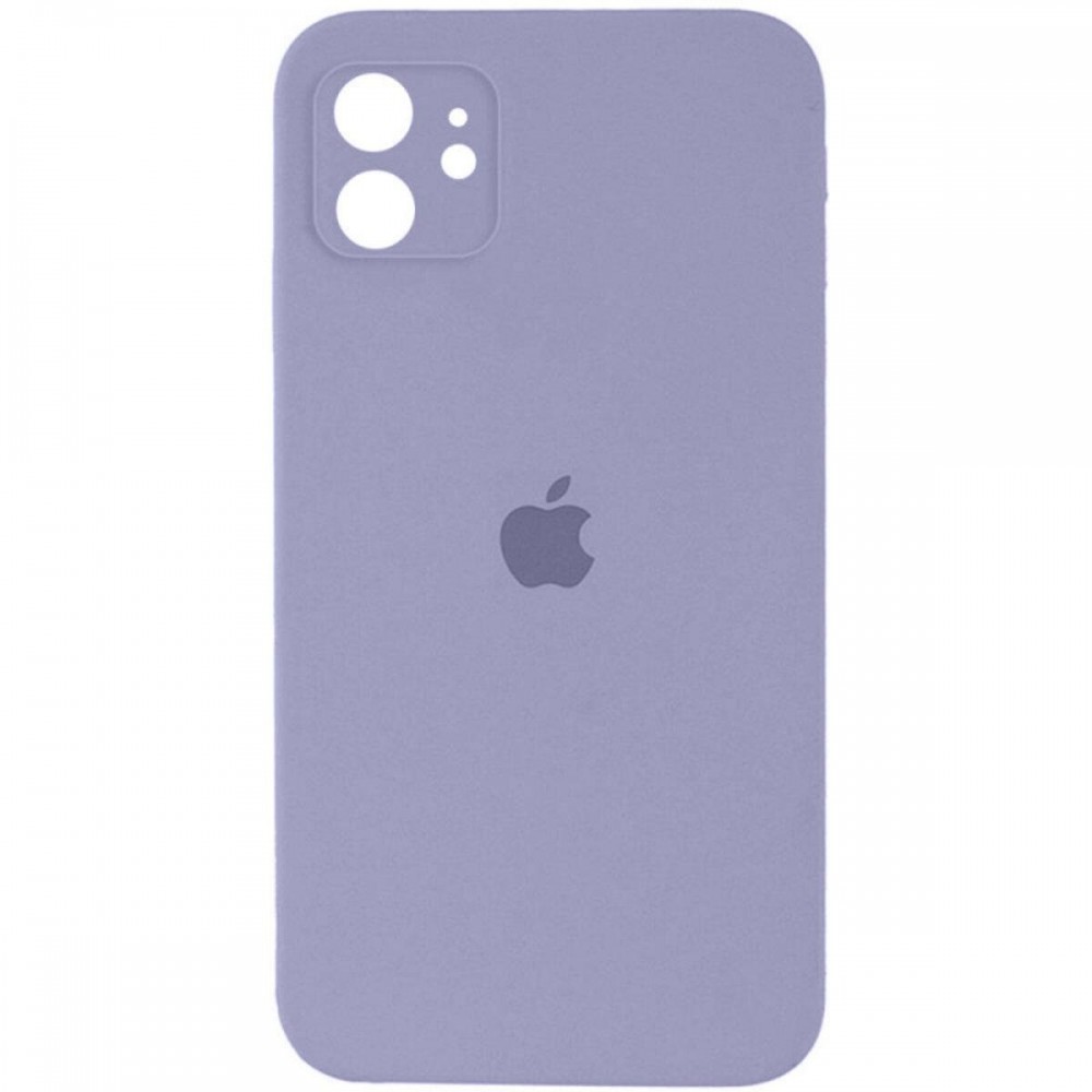 Чохол для смартфона Silicone Full Case AA Camera Protect for Apple iPhone 12 28, Lavender Grey