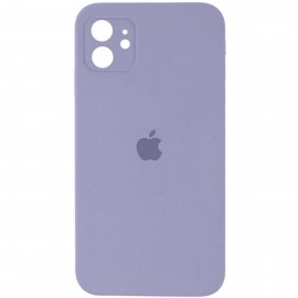 Чохол для смартфона Silicone Full Case AA Camera Protect for Apple iPhone 12 28, Lavender Grey