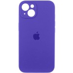 Чохол для смартфона Silicone Full Case AA Camera Protect for Apple iPhone 14 22, Dark Purple