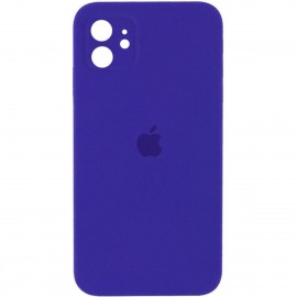 Чохол для смартфона Silicone Full Case AA Camera Protect for Apple iPhone 11 22, Dark Purple