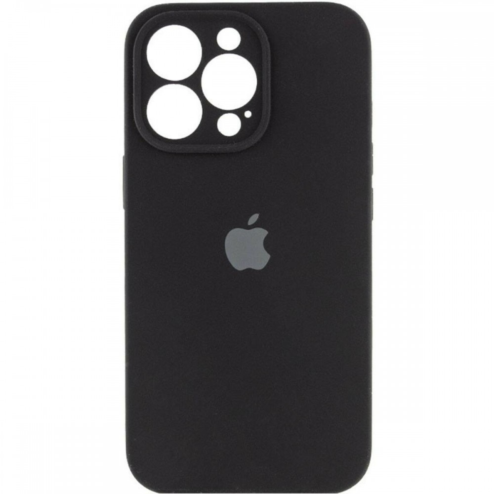 Чохол для смартфона Silicone Full Case AA Camera Protect for Apple iPhone 13 Pro 14,Black