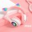 Bluetooth навушники з підсвіткою TUCCI STN28 Блютуз навушники з вушками Рожевий