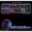 Дротова клавіатура JEQANG JK-918 LED з підставкою для телефону, Black