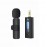 Бездротовий петличний мікрофон K35 з роз'ємом Jack 3.5 для блогера чорний